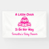 Little Chick Easter Baby shower Spandoek (Horizontaal)