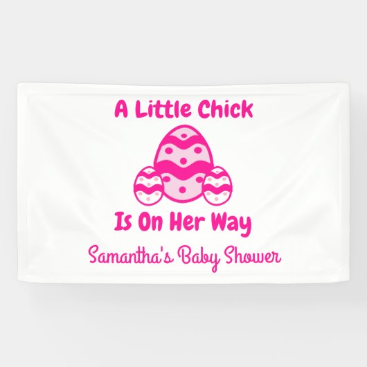 Little Chick Easter Baby shower Spandoek (Horizontaal)