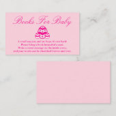 Little Chick Easter Books for Baby shower Informatiekaartje (Voorkant / Achterkant)