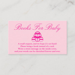 Little Chick Easter Books for Baby shower Informatiekaartje
