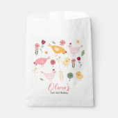 Little Chick Girl Boerderij Easter Chicken Birthda Bedankzakje (Voorkant)