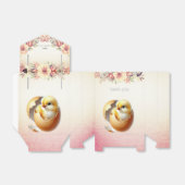 Little Chick Hatching Floral Favoriete Box Bedankdoosjes (Uitgevouwen)