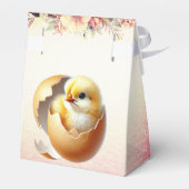 Little Chick Hatching Floral Favoriete Box Bedankdoosjes (Achterkant)