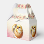 Little Chick Hatching Floral Favoriete Box Bedankdoosjes (Voorkant Zijde)