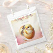 Little Chick Hatching Floral Favoriete Tassen Bedankzakje (Geknipt)