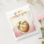 Little Chick Hatching Floral Favoriete Tassen Bedankzakje (Gezegeld)
