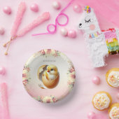 Little Chick Hatching Floral Paper Bowl Papieren Kommen (Feest)