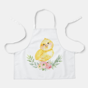 Little Chick met Flowers Kinder Schort