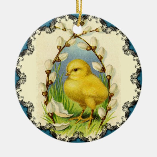 Little Chick-Ornament Keramisch Ornament (Voorkant)