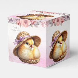 Little Chick Pink Ribbon Favoriete Box Bedankdoosjes