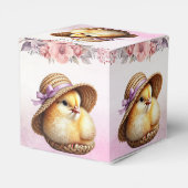 Little Chick Pink Ribbon Favoriete Box Bedankdoosjes (Achterkant)