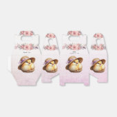 Little Chick Pink Ribbon Favoriete Box Bedankdoosjes (Uitgevouwen)