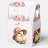 Little Chick Pink Ribbon Favoriete Box Bedankdoosjes (Geopend)