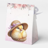 Little Chick Pink Ribbon Favoriete Box Bedankdoosjes (Achterkant)