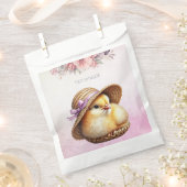 Little Chick Pink Ribbon Favoriete Tassen Bedankzakje (Geknipt)