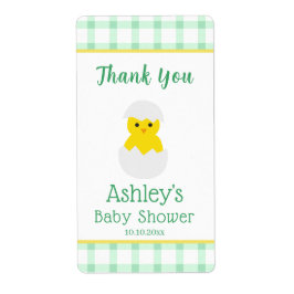 Little Chick To Hatch Gender Neutral Baby Shower Etiket