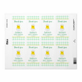 Little Chick To Hatch Gender Neutral Baby Shower Etiket (Full Sheet)