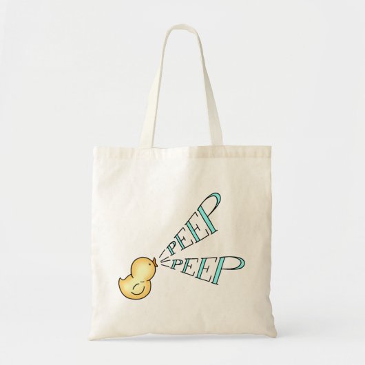 Little Chick zegt: Peep Peep Peep Tote Bag (Voorkant)
