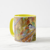 Little Chickadee Bird Ard Mok Cup (Voorkant links)