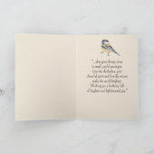 Little Chickadee Bird Personality Fun Verjaardag Kaart (Binnen)