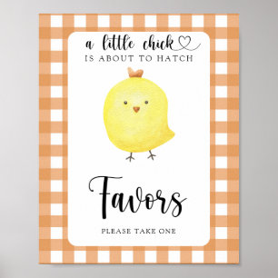 Little Chicken Favors Poster