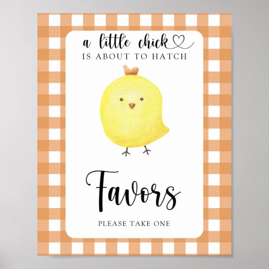 Little Chicken Favors Poster (Voorkant)