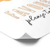 Little Chicken Nugget Baby shower Favors Poster (Hoek)