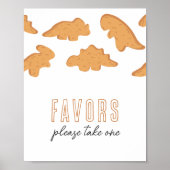Little Chicken Nugget Baby shower Favors Poster (Voorkant)