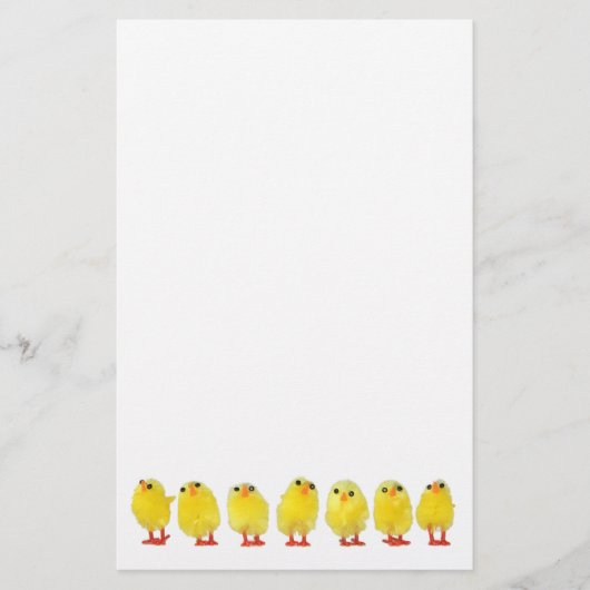 Little Chicks Stationery Briefpapier (Voorkant)