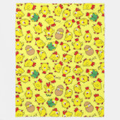 Little Chicky Chicky Fleece Deken (Voorkant)