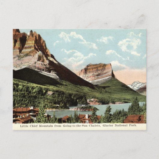 Little Chief Mountain, Glacier National Park, MT Briefkaart (Voorkant)