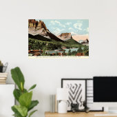 Little Chief Mountain, Glacier National Park, MT Poster (Thuiskantoor)