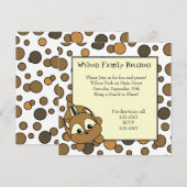 Little Chipmunk Cutie Kaart (Voorkant / Achterkant)