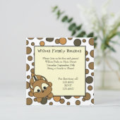 Little Chipmunk Cutie Kaart (Staand voorkant)