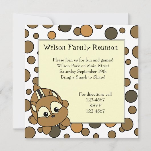 Little Chipmunk Cutie Kaart (Voorkant)