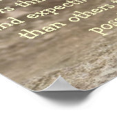 Little Chipmunk Excellence Quote Poster (Hoek)