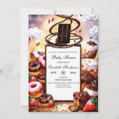 Little Chocolate Baby shower Kaart (Voorkant)