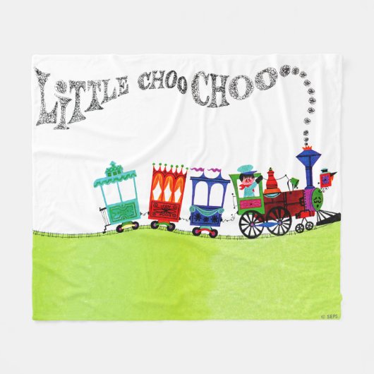 Little Choo Choo Fleece Deken (Voorkant (Horizontaal))
