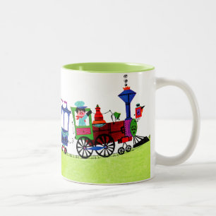 Little Choo Choo Tweekleurige Koffiemok
