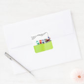 Little Choo Choo Vierkante Sticker (Envelop)