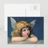 Little christmas angel feestdagenkaart (Voorkant / Achterkant)