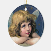 Little christmas angel keramisch ornament (Links)