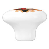 Little christmas cow keramische knop (Zijkant)