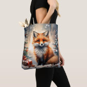 Little Christmas Fox Tote Bag (Dichtbij)