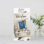 Little Christmas Miracles-fotokaart Feestdagenkaart (Staand voorkant)