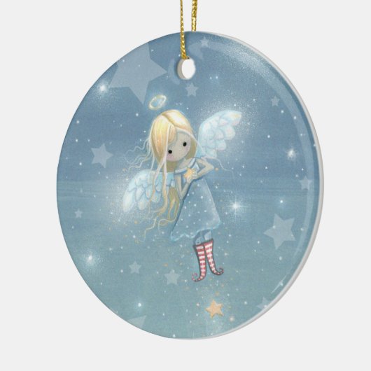 Little Christmas Star Angel Ornament (Links)