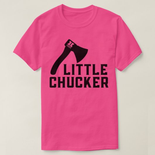 Little Chucker Ax gooit grappig 2 T-shirt (Design voorkant)