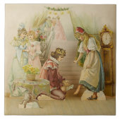 "Little Cinders" Fairy Art van E S Hardy Tegeltje (Voorkant)