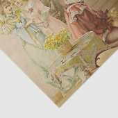 "Little Cinders" Fairy Art van E S Hardy Tissuepapier (Detail)