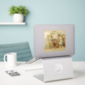 “Little Cinders” Sprookjeskunst door E S Hardy Sticker (Laptop op bureau)